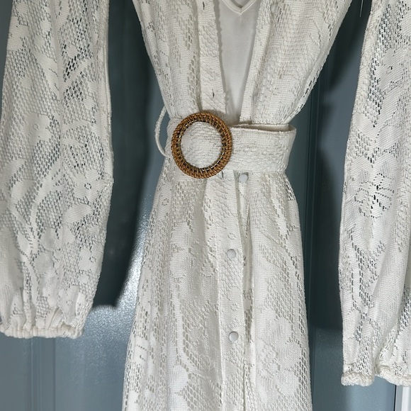 Boston Proper Lace Button Up Maxi Dress- Excellent condition worn once - Picture 8 of 12